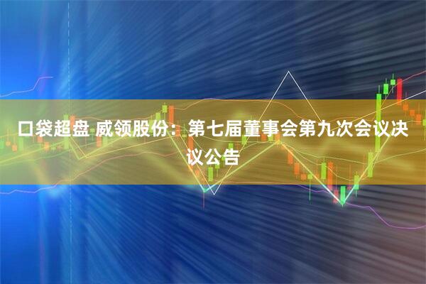 口袋超盘 威领股份：第七届董事会第九次会议决议公告