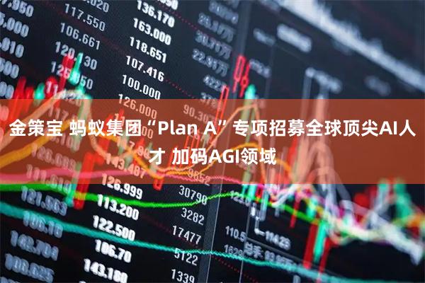 金策宝 蚂蚁集团“Plan A”专项招募全球顶尖AI人才 加码AGI领域