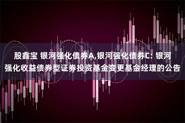 股鑫宝 银河强化债券A,银河强化债券C: 银河强化收益债券型证券投资基金变更基金经理的公告